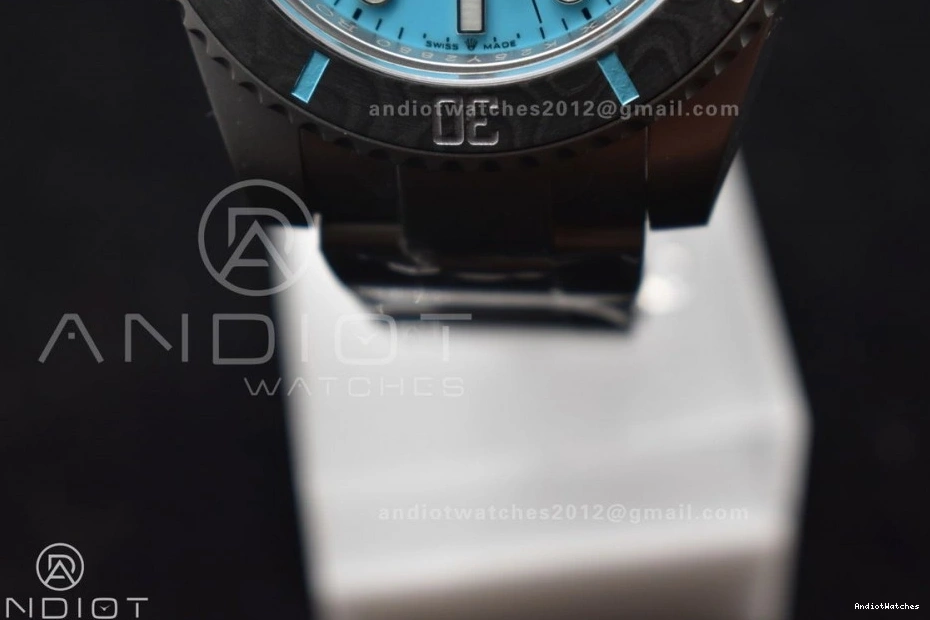 Blue DIW Submariner Tiffany SS VS Dial VSF 1:1 FastDry 472 Sandblasted Edition Bracelet on Best 0212